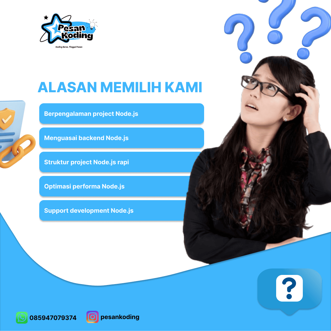 Alasan Memilih Kami untuk Pengerjaan Node.js